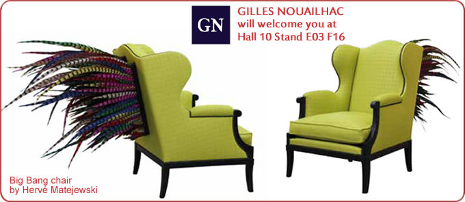 Gilles Nouailhac will welcome you at Maison & Objets Paris  Hall 7 Stand F72  23-27 January 2015