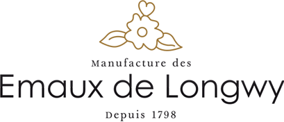 Logo de la manufacture des Emaux de Longwy